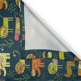 thumbnail image 3 of Ambesonne Wildlife Kitchen Curtains, Whimsical Woodland Animals, 55"x30", Multicolor, 3 of 3