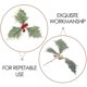thumbnail image 3 of 10 piezas de plantas navideñas creativas, accesorios de decoración, bayas artificiales, hojas verdes, plantas para decorar el hogar (bayas rojas, bayas doradas, 5 de cada una), 3 of 5