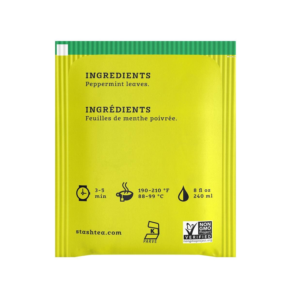 Stash Peppermint Herbal Tea, 20 tea bags