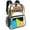 Transparent, variant on SANMADROLA Clear Backpack Heavy Duty, PVC See Through Book Bag for School Stadium Approved Transparent Backpack, Navy Blue