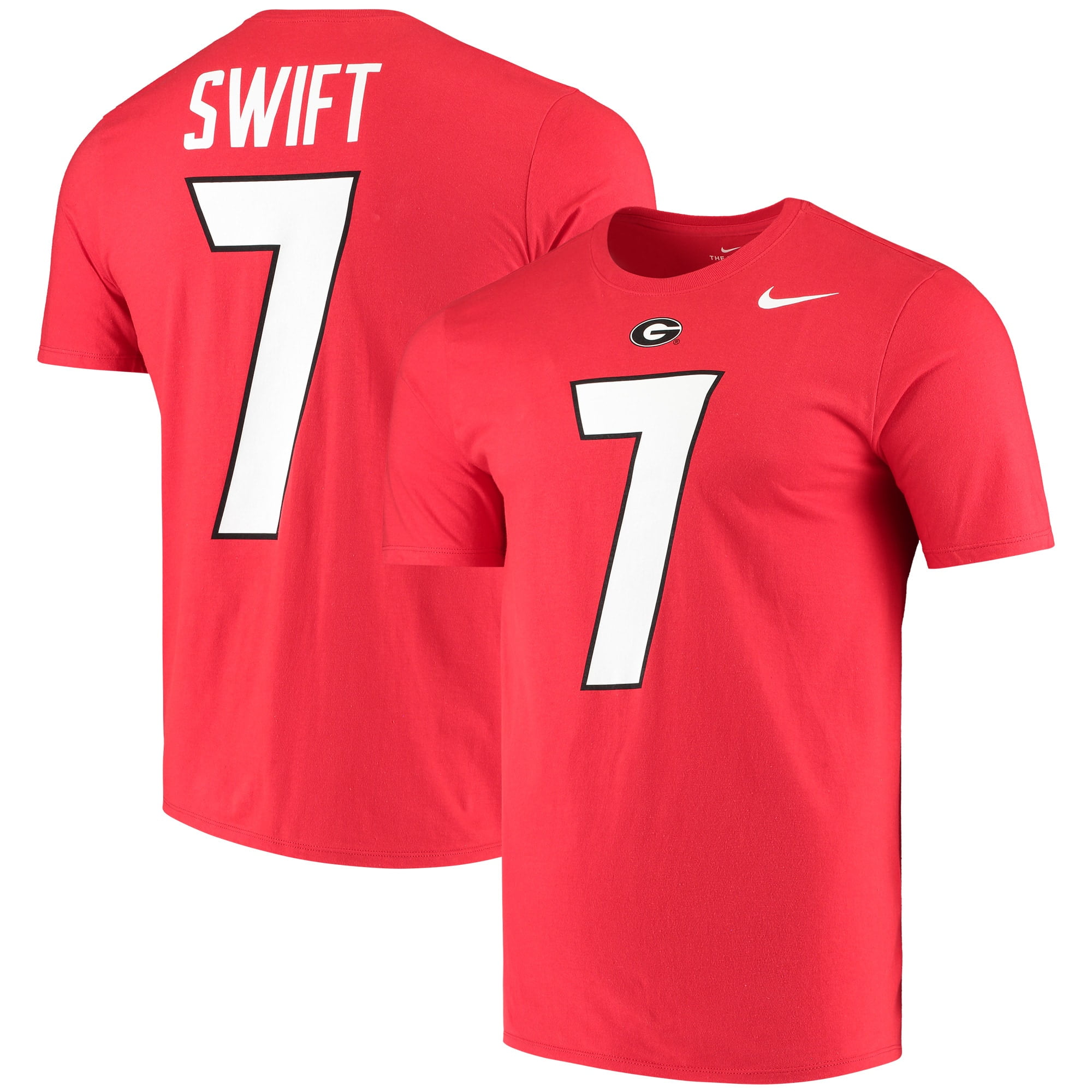 D'Andre Swift Georgia Bulldogs Nike Name & Number Alumni T-Shirt - Red - Walmart.com - Walmart.com