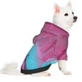 thumbnail image 2 of Honeii Pink Shark Pool Fantasy Print Small Dog Hoodies Pet Hooded Sweatshirts Fall Winter Puppy Cat Sweaters Warm Clothes for Small Dogs Outfits Costume-X-Small, 2 of 7