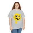 thumbnail image 6 of Splat smiley face emoji  Unisex Heavy Cotton Tee, 6 of 8