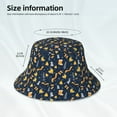 thumbnail image 3 of Kdxio Reflective Bucket Hat - Scarf Ski Shoes sock Print Bucket Hat for Men,Women, 3 of 6