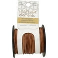 thumbnail image 2 of The Beadsmith Leather Cord – Dyed Antique Natural – 1mm Spool – 25 Yards/22.86 Meters – Indian Leather Thong Ideal for Braiding, Beading, Necklaces, Fine Lacing, Hair Accessories & DIY Jewelry Making, 2 of 7