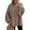 Camel, variant on PRETTYGARDEN Women's Winter Button Down Cardigan Sweaters Mock Neck Lantern Long Sleeve Chunky Knit Jacket Trendy Outerwear