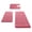 Pink, variant on Colorful Stylish 3-Piece Memory Foam Bathroom Rug Set, Ultra Soft Absorbent Non-Slip Bath Mat, Washable Durable Floor Mats for Bathroom, Shower, Tub, Laundry Room and Vanity Decor
