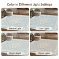 thumbnail image 7 of ODIKA 3'x5' Washable Area Rug Boho Vintage Scroll Border Entrance Bedside Front Door Geometric Playful for Hallway, Laundry Room, Non-Slip, Flatweave, Easy Care, 7 of 7