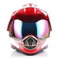 thumbnail image 5 of 1Storm Dual Sport Helmet Motorcycle Full Face Motocross Off Road Bike HGXP14A Racing Red White, 5 of 8