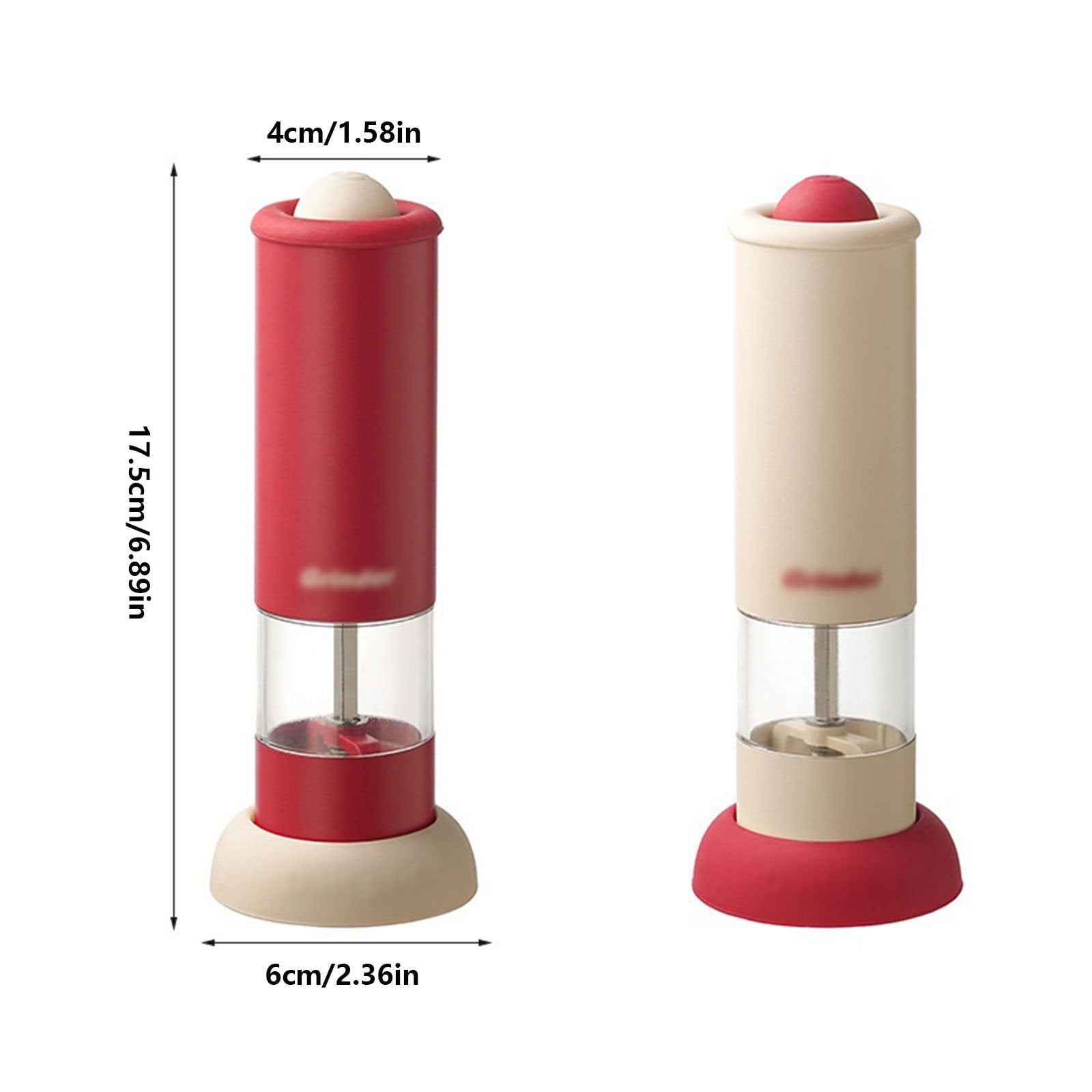 Electric Salt and Pepper Grinder, Pepper Mill Rechargeable & Adjustable Salt Shaker with Storage Base