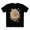 Black, variant on Floral Graphic T-Shirt Unisex 100 Cotton Art Design with Antique Flowers Tee 8