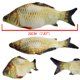 thumbnail image 1 of Almohada de cojín de peces de carpa 3d, juguete de peluche de animales, regalo para niños, decoración para el hogar 20cm/7 pulgadas Feliz Sencillez, 1 of 5