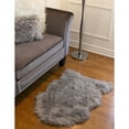 thumbnail image 3 of Luxe Gordon Faux Sheepskin Single Rug 1-Piece 2x3 3, 3 of 5