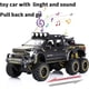 thumbnail image 2 of Camionetas de juguete para niños F150 Raptor, modelo de coche de metal fundido a presión con sonido y luz para niños de 3 años en adelante, color negro, 2 of 5