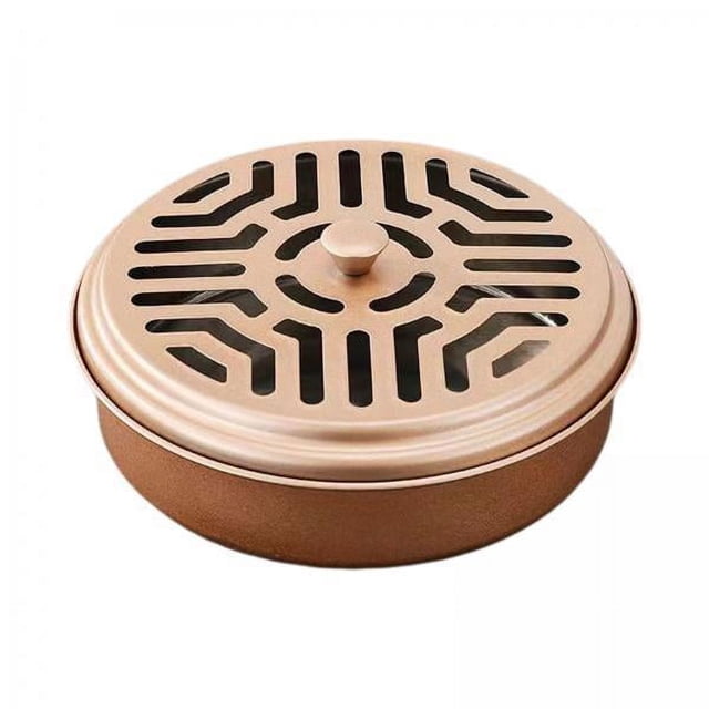 3x Soporte de Bobina de Acero Inoxidable, Soporte de Incienso Práctico, Ligero Y Reutilizable, Cubierta de Caja de Incienso para Jardín, Terraza Inter 3 piezas