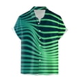 thumbnail image 4 of BOBOGOJP Mens Shirt Regular Fit Short Sleeve Wrinkle Resistant Shirt,Green XXL, 4 of 4