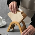 thumbnail image 2 of Coffee Strainer Rack V-Shaped Coffee Filter Paper Storage Rack Coffee Drip Paper Rack, 2 of 6