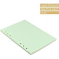 thumbnail image 3 of A5 Colorful 6-Hole Punched Ruled Refills Inserts for Personal Size Organizer Binder, 5-Color Loose Leaf Planner Filler Paper, 50 Sheets/100 Pages,Ruled, 3 of 7