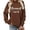 Brown, variant on Unir Women's Licensed Practical Nurse Color Text Graphic Crewneck Sweatshirt Oversized Long Sleeve Medical Layering Pullover Top 1PC S-XXXXXL Plus Size Friendly