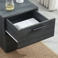 thumbnail image 6 of Virtu 2 Pack Black Nightstands, Wood Bedroom Bedside Table with 2 Drawers, Living Room Side Table, 6 of 8