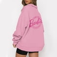 thumbnail image 1 of Mode Décontractée à Manches Longues Imprimé Floral Fermeture Éclair Épaule Extérieure Surdimensionnée Sweat-Shirts Noir S, 1 of 6