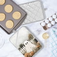 thumbnail image 5 of Yayeee Pot Holders Kitchen Heat Resistant with Pocket 7"x9.8" Cotton Oven Cooking Hot Pads, Halloween Pumpkin Field, 5 of 7