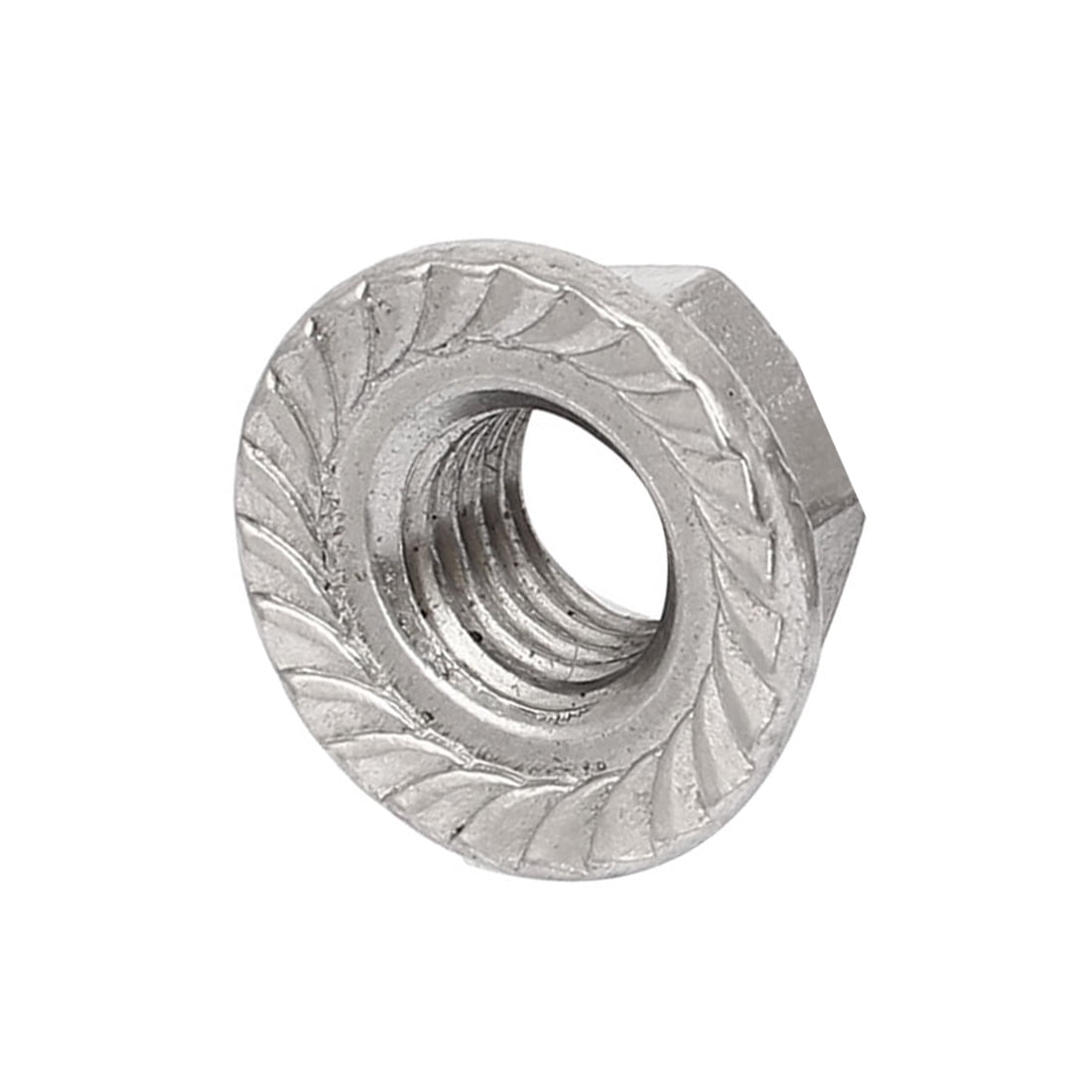 uxcell M12 Serrated Flange Hex Lock Nuts 316 Stainless Steel 2 Pcs uxcell M12 Serrated Flange Hex Lock Nuts 316 Stainless Steel 2 Pcs