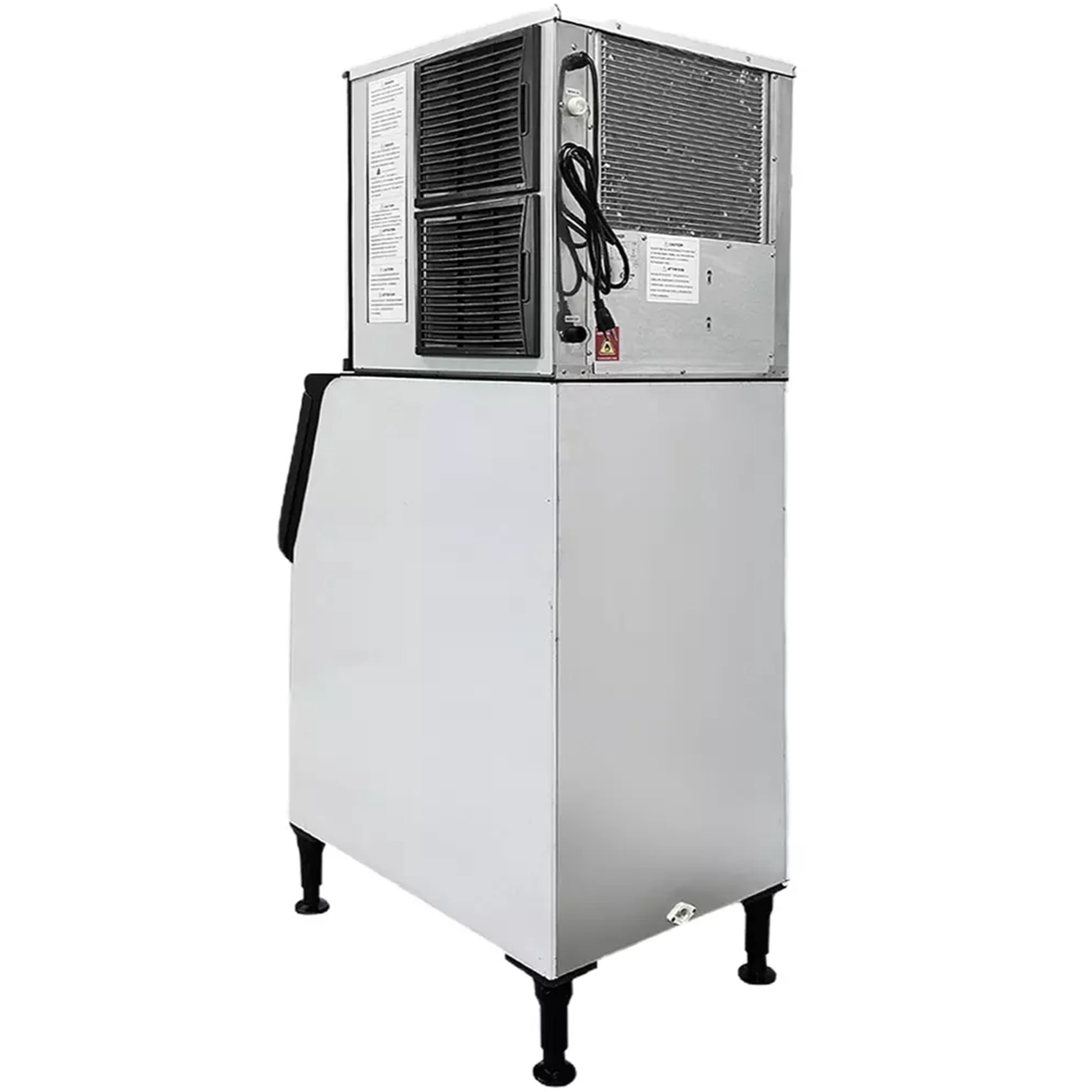 350 Lbs/ 24H Commercial Ice Maker Split Ice Cube Machine Cafe, Free Standing Ice Cube Machine 110V, NSF