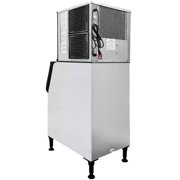 350 Lbs/ 24H Commercial Ice Maker Split Ice Cube Machine Cafe, Free Standing Ice Cube Machine 110V, NSF