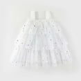 thumbnail image 7 of Glisme Girls Dresses Toddler Sleeveless Holiday Party Tiered Mesh Dress Dance Party Dresses White Sundress Size 12-18 Months, 7 of 7