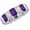 Amethyst, variant on 1 to 6 Carat Emerald 14K White Gold LAB GROWN Gemstone and LAB GROWN Diamond Wedding Band (AAAA Heirloom Quality) Emerald 1 Carat Size-5.0