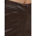 thumbnail image 6 of Faux Leather Fitted Hot Shorts, 6 of 6