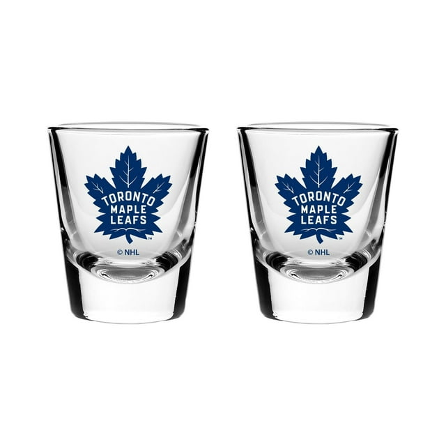 2 VERRE À SHOT SOUS LICENCE OFFICIELLE LNH TORONTO MAPLE LEAFS