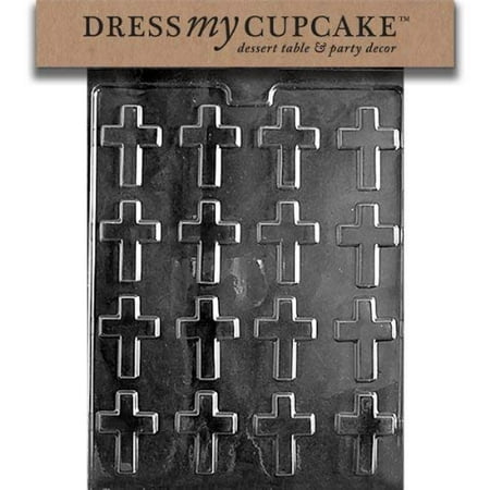 

Dress My Cupcake Chocolate Candy Mold Bite Size Crosses