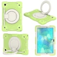thumbnail image 3 of ELEHOLD Military Grade Shockproof Case For Samsung Galaxy Tab A8 10.5 (2022), Heavy Duty Protection Ring Stand Cover, Adjustable Angel, Detachable Shoulder Strap, Pencil Holder, Matcha Green, 3 of 11