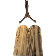 Ten (10) Commandments Tablets or Decalogue Given to Moses on Mount Horeb - Bethlehem Olive Wood (6 Inches Tall)
