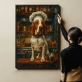 thumbnail image 6 of Funny Dog Kitchen Wall Art - Dining Room Wall Decor - American English Coonhound Cooking Food Canvas Prints for Farmhouse Kitchen Decor, Modern Restaurant Painting Artwork, 6 of 6