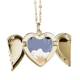 thumbnail image 1 of White Purple Abstract plantas Art Collar colgante en forma de melocotón con alas Unbranded M, 1 of 3