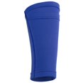thumbnail image 4 of 1 Pair Soccer Shin Guards, Double Layer Sleeves for Football Training, Blue, Adult/L, 4 of 4