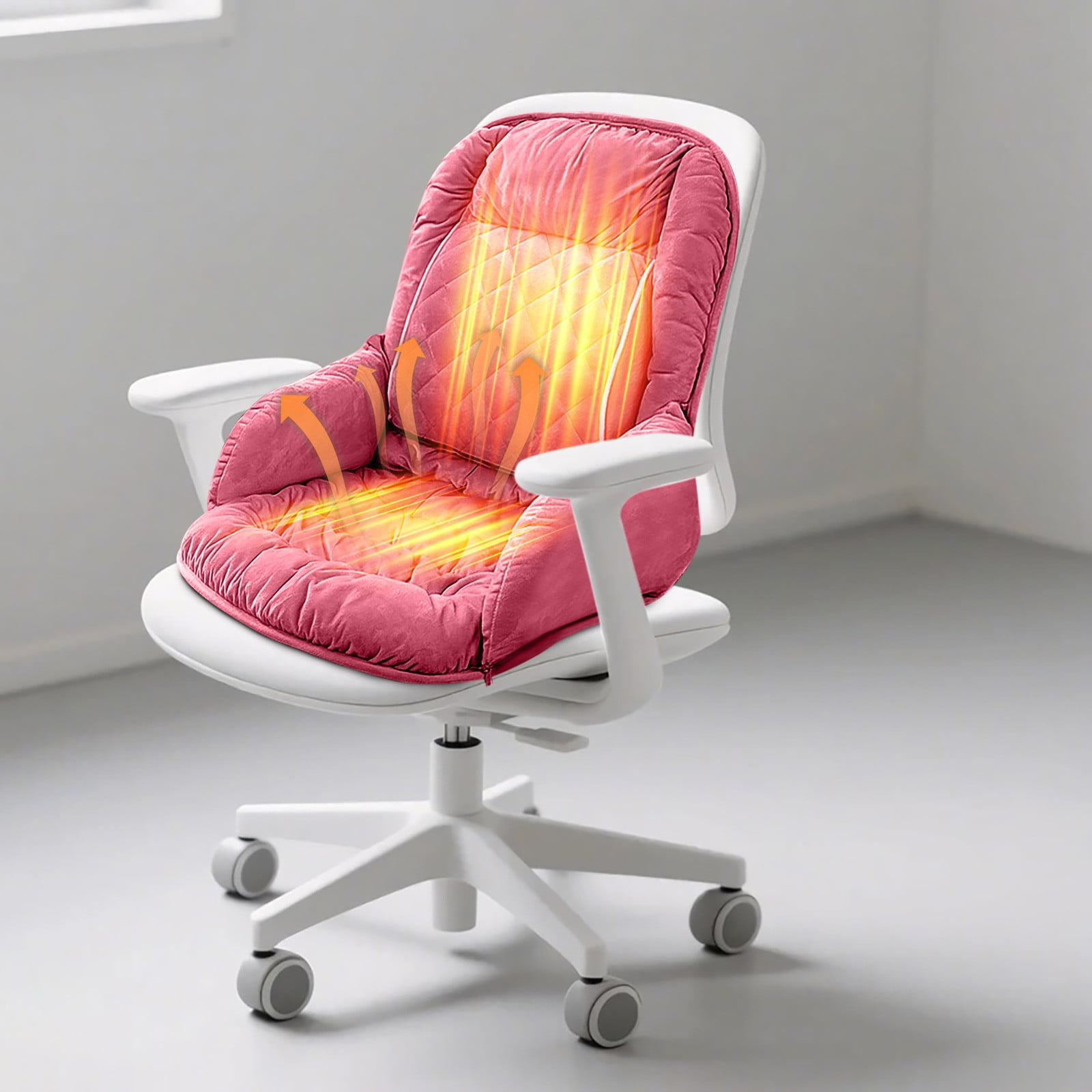 Heated Seat Cushion, Large Heating Area Heated Seat Cover Therapy Heating Pad for Back, Office Chair, Thigh, Lumbar, Hip