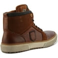 thumbnail image 3 of Pantofola D'Oro Benevento High Men's Leather Ankle Boot With Side Zip In Brown Size 10, 3 of 6