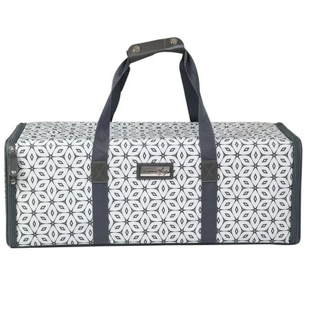 UPC: 0812259057175 | Everything Mary Die Cut Carrying Carrying Case for Cricut Explore ScanNCut DX  Grey Geometric