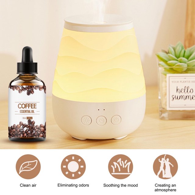Aceite esencial de café, esencias de café, antiarrugas, hidratante, aromaterapia, apto para jabón, cuidado de la piel y el cabello, 30 ml.