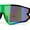 Black Yellow Green Mirror, variant on Mens Color Mirror Aerodynamic Block Shield Lens Plastic Sport Sunglasses Black Red Rainbow Mirror