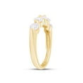 thumbnail image 5 of 1.00 CT Round Cut Natural White Diamond Five Stone Engagement Band Ring For Women In 14K Yellow Gold (Color: I-J, Clarity: I2-I3, 1.00 Cttw) -8.5, 5 of 8
