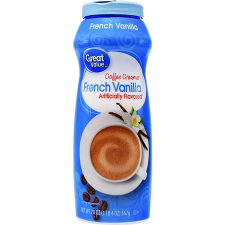 (6 Pack) Great Value Coffee Creamer, French Vanilla, 20