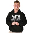 thumbnail image 3 of Faith Takes Courage Religious Hoodie Sweatshirt Women Men Brisco Brands S, 3 of 6