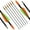 6 PCS, variant on Runzkzy Metal Arrows 29 Inch 6/12PCS Hunting Arrows for Compound, Recurve, and Traditional Bows