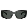 thumbnail image 2 of Tory Burch TY 7221U Plastic Womens Rectangle Sunglasses Black 56mm Adult, 2 of 3