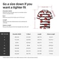 thumbnail image 7 of Gaeub Ladybugs on Black and White Striped1 Men's Lapel Short Sleeve Shirt, Relaxed Fit Shirt, Soft and Breathable for Outdoors Party Travel - XX-Large, 7 of 7